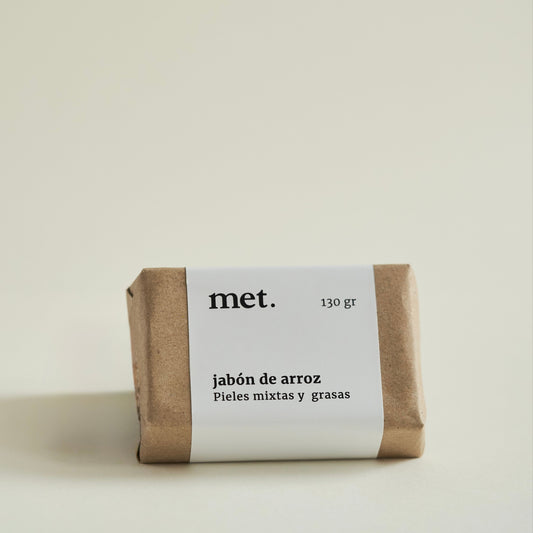 Jabón de arroz - Pieles mixtas y grasa